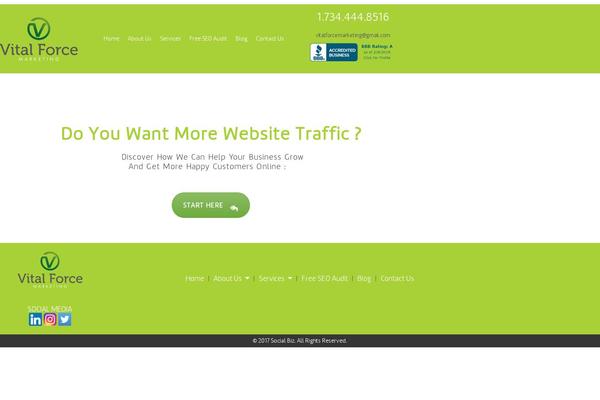 Site using Magic Action Box plugin