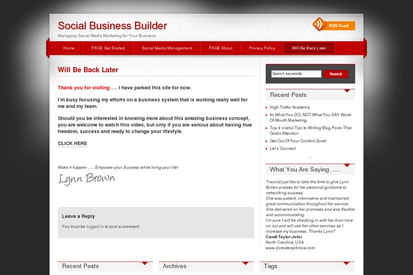iDream theme site design template sample