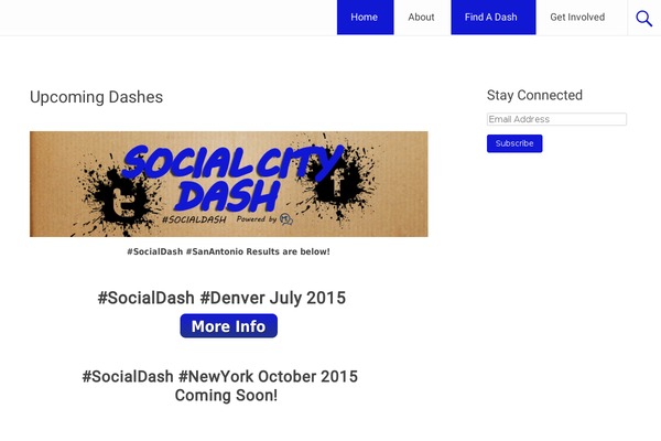 socialcitydash.com site used Radiate