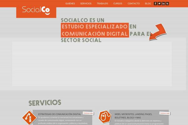 Cortex theme site design template sample