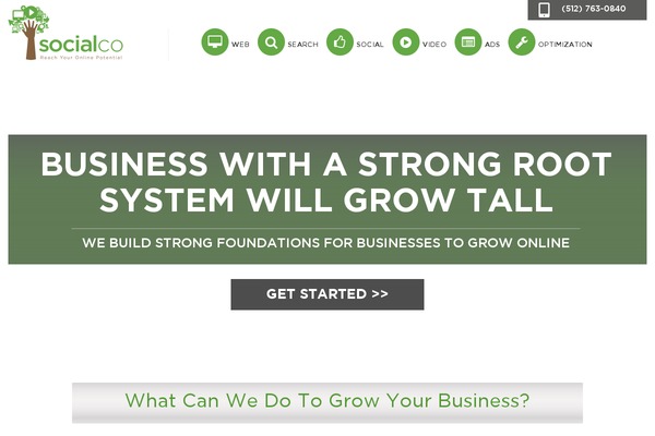 socialcoadvertising.com site used Soco