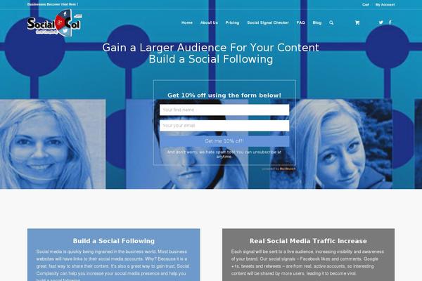Site using Popup-domination plugin
