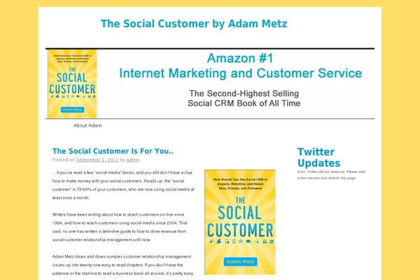 Twenty Ten theme site design template sample