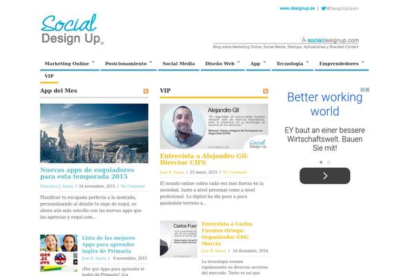 MesoColumn theme site design template sample