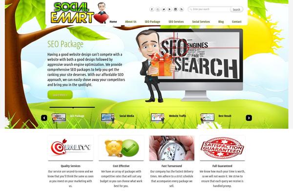 Caffeine theme site design template sample