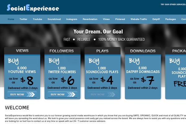 socialexperience.org site used Xsimply