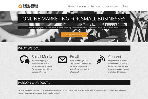 Minus theme site design template sample