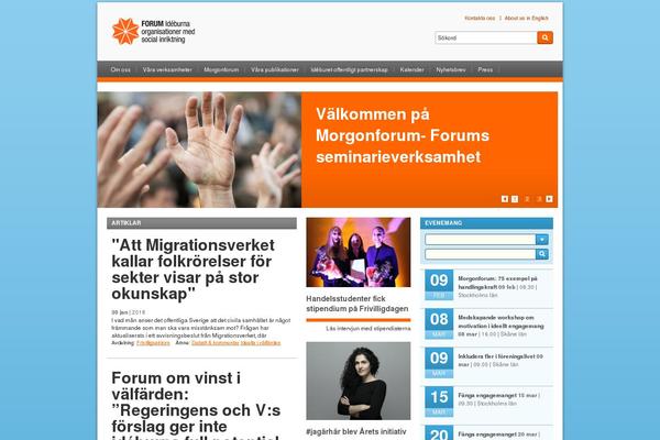 Social theme site design template sample