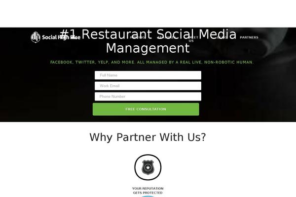 WP Bootstrap 4 theme site design template sample