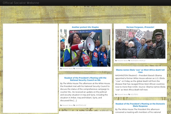 PR News theme site design template sample