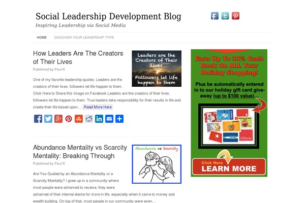 Headway theme site design template sample