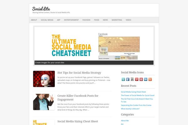 Site using Floating Social Media Icon plugin