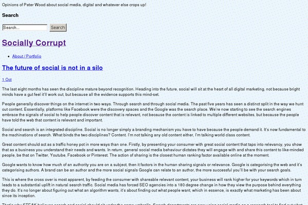 sociallycorrupt.co.uk site used Gently