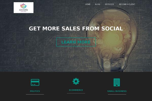 sociallygrown.com site used Weisman-pro