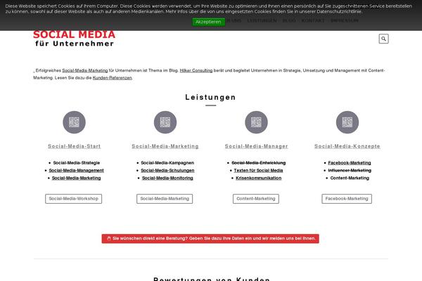 socialmedia-fuer-unternehmer.de site used Hilker-consulting