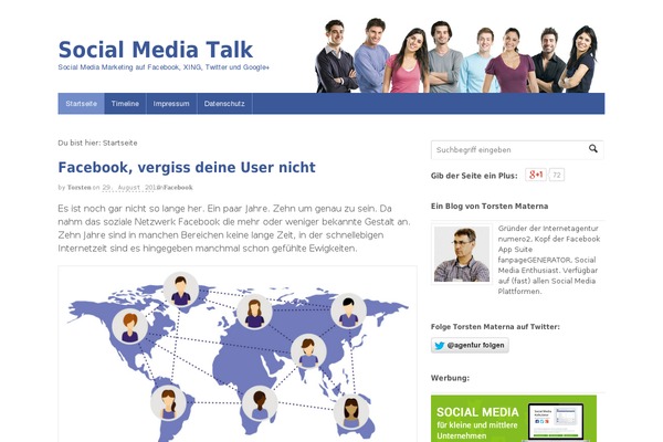 Site using About The Autor plugin