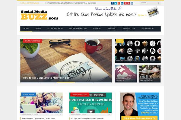 SmartMag theme site design template sample