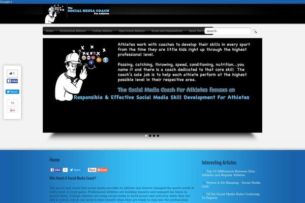 socialmediacoachforathletes.com site used Sportblog