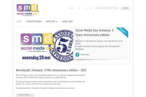 Evento theme site design template sample