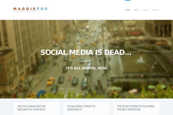 Banshee theme site design template sample