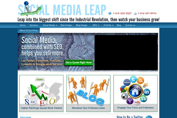 Sml theme site design template sample
