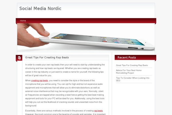 BlogoLife theme site design template sample