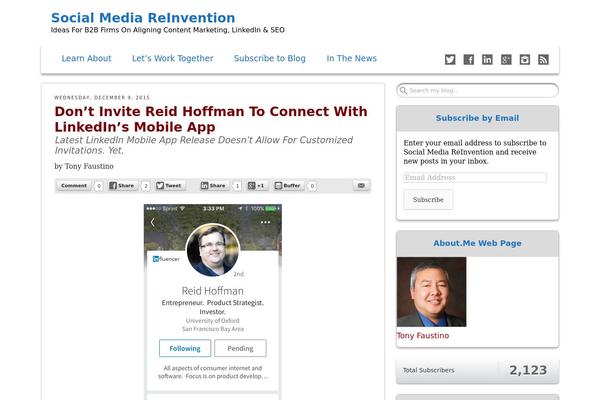 Get Noticed theme site design template sample