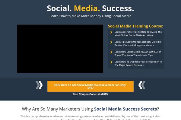 socialmediasecrets.biz site used PB Theme