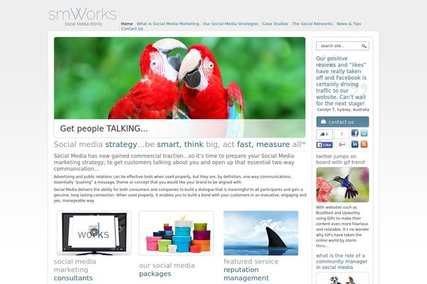socialmediaworks.com site used Iiworks