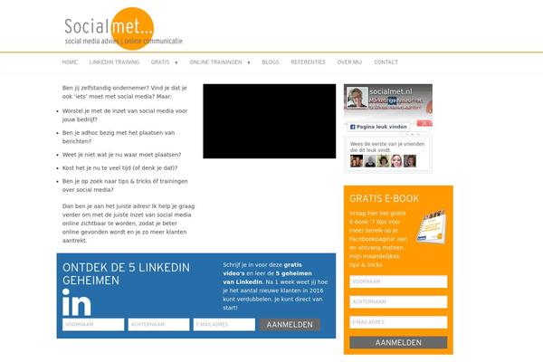 socialmet.nl site used Bootstrap Basic