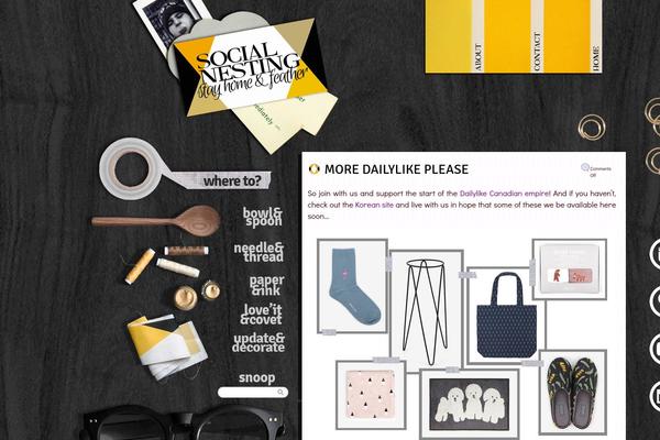 Comment Central theme site design template sample