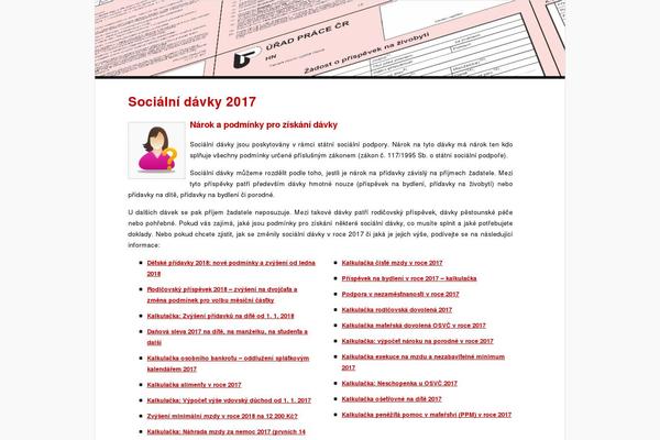 socialni-davky-2013.eu site used Nameless