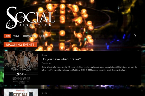 socialnightclubsacramento.com site used Afternight
