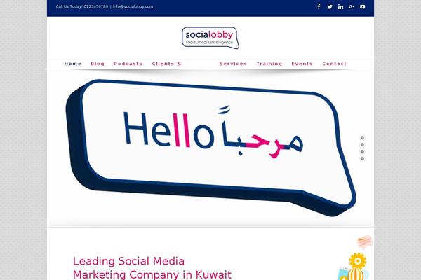 socialobby.com site used Astaric