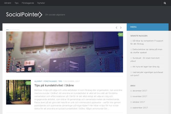 Socialize Lite theme site design template sample