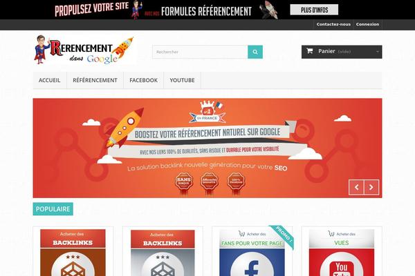 JustLanded theme site design template sample