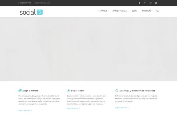 Blandes theme site design template sample