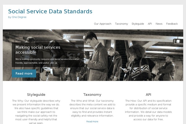 Spacious theme site design template sample