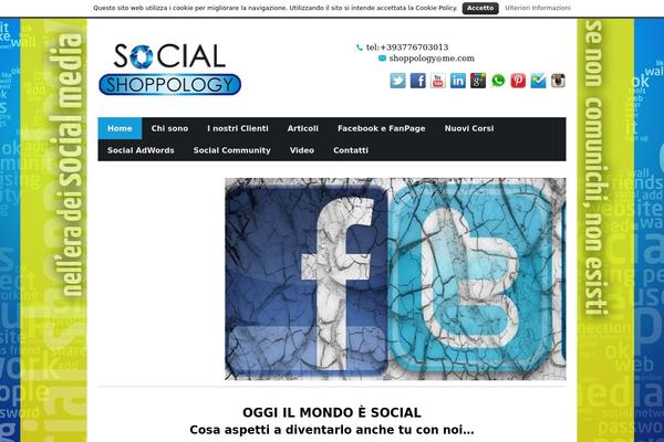socialshoppology.it site used Business Maker