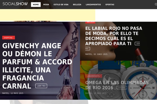 socialshow.co site used Toniq