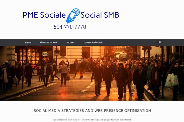 Vantage theme site design template sample