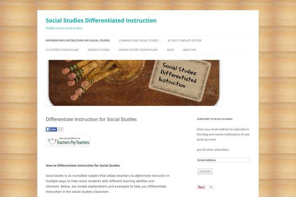 Site using Pinterest "Pin It" Button plugin