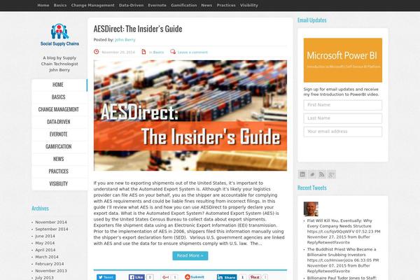 Official theme site design template sample