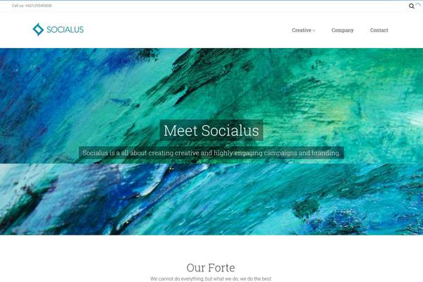 Galaxy theme site design template sample