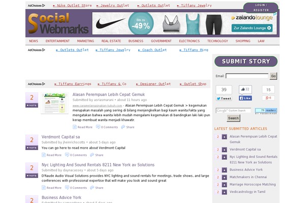 Submitpro theme site design template sample