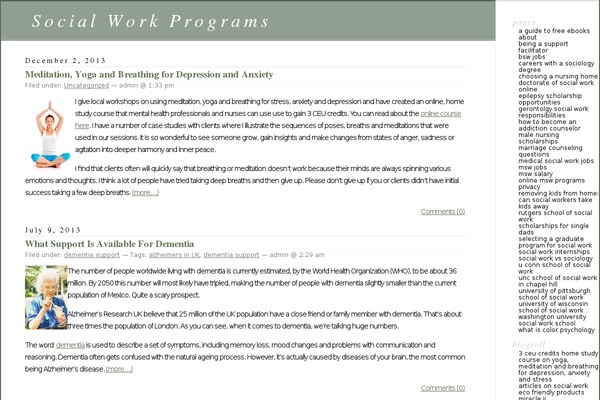 Classic theme site design template sample