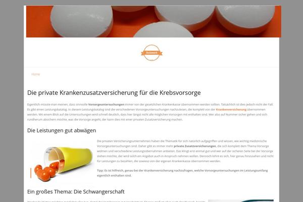 Sento theme site design template sample