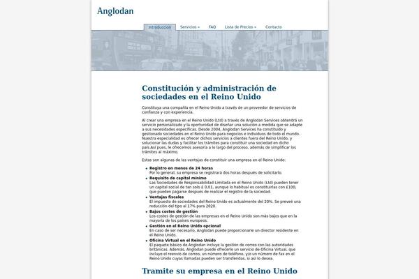 sociedadinglesa.es site used Anglodan