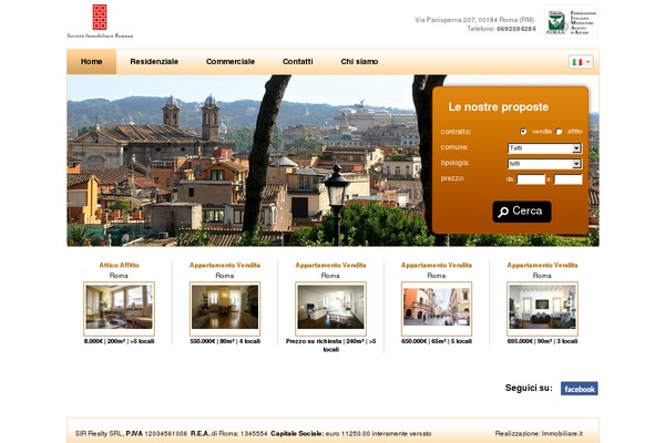 Panorama theme site design template sample