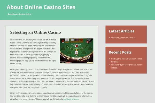 Heidi theme site design template sample